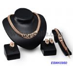 Chic metal jewelries set