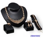 Chic metal jewelries set