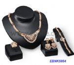 Stylish metal jewelries set