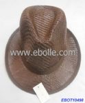 Hollow-out style straw hat for men