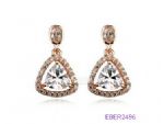 Shinny zircon earrings