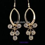 Diamantes inlaid fashion drop earrings