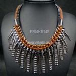 Tassel rivets design necklace