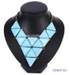 Irregular resin necklace