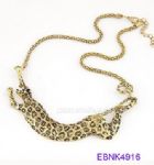 The Wild Panther charm design metal necklace