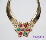 Big Flower Charms Choker