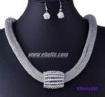 Silver Pipe Design Fashion Jewelry set