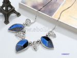 Leaves charms alloy necklace