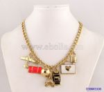 Metal Charm Necklace