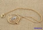 Hermione hourglass alloy necklace