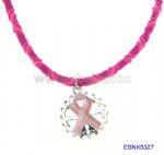 Enamel Metal Pendant Necklace