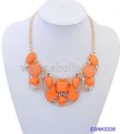 Delicate Gemstone Metal Necklace