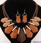 Vogue Resin Necklace and Earring Set