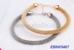 Simple designs necklace with metal links