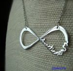 Glasses Shape Metal Necklace