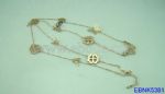 Trendy Butterfly and flower Necklace
