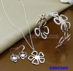 Five leaves flower jewelry sets