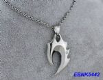 Men's flame clavicle chain