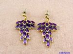 Elegant rhinestone earring