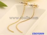 Chic pearls with choke chain earring