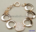 Vogue Hoop Rhinestone Bracelets