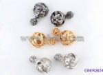 Trendy Hollow-out Stud Earrings