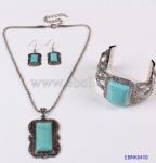 Vintage Turquoise Jewelry Set 