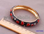 Exquisite Enamelled Diamante Bangles