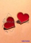 Heart shape stud earrings