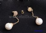 Pearls chain earring