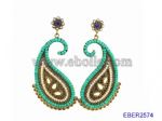 Unique style of seed beads earrings