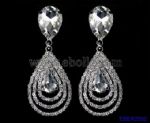 Sparkly crystal earrings