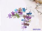 Fashionable butterfly drop earrings