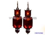 Ruby earrings