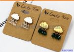 Water drop crystal earrings