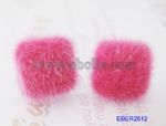 Plush stud earrings