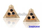 Chic triangle crystal earrings
