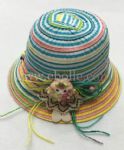 Lovely Straw Hats with Doll Suitable for Girls