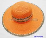 Bright Color Wide Brim Beach Straw Hats