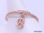 B letters metal rings