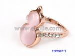 Stylish opal gourd shape rings