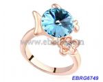 Sapphire diamantes rings