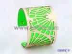 Hollow engraved metal bracelets