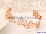 Rose gold hollow cuff