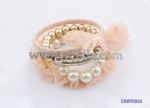 Cute lace bangle with pearls