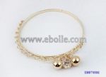 Metal charm bangles