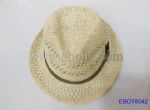 Chic Straw Hats with Fashional Leather Belts