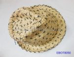 Fancy X Embroideried Straw Hats 