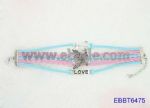 Metal charms  rope bracelet