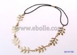 Fashion gold leaf alloy hairband